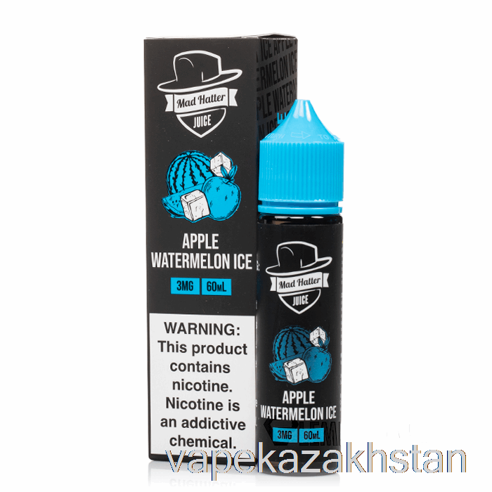 Vape Smoke Apple Watermelon Ice - Mad Hatter - 60mL 3mg